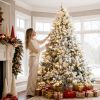 8 FT Pre-Lit Artificial Christmas Tree, Holiday Tree for Home Christmas Decoration