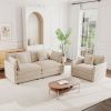2 Seater Loveseat and Chair Set, 2 Piece Sofa & Chair Set, Loveseat and Accent Chair