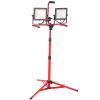 LED Work Light with Stand, 20000 Lumen Dual-head LED Work Light with 27.6"-68.1" Adjustable and Foldable Tripod Stand
