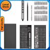 Screwdriver Set 68 in 1 Small Screwdriver Cordless - 64 S2 Preicison Bits, 5 Torque Settings, Mini Power Screwdriver Repair Tool Kit for PC RC
