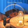 Candle Warmer Lamp with Timer: Flower Gold Candle Lamps Height Adjustable Wax Melt New Home Decor House Warming Christmas Gift for Women