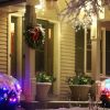 2 Ft/22 inch 2 Pack Prelit Artificial Christmas Tree Cordless with 69 Branches, Warm White LED Lights, Red Berries, Pine Cones, for Outdoor Entryway
