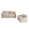 2 Seater Loveseat and Chair Set, 2 Piece Sofa & Chair Set, Loveseat and Accent Chair