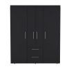 Armoire Elma, Bedroom, Black