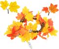 Fall Ivy Garland 74" Fake Vine with Silk Leaves Faux Hanging Plants Greenery Decoration for Outdoors Wedding Party Indoor Bedroom Home Wall Room Fall