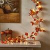 Fall Ivy Garland 74" Fake Vine with Silk Leaves Faux Hanging Plants Greenery Decoration for Outdoors Wedding Party Indoor Bedroom Home Wall Room Fall