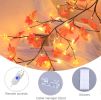 Fall Ivy Garland 74" Fake Vine with Silk Leaves Faux Hanging Plants Greenery Decoration for Outdoors Wedding Party Indoor Bedroom Home Wall Room Fall